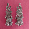 Peacock Oxidized German Silver Earrings/Oxidized Earrings/Antique Silver/Silver Look Alike/Tribal/Afghani/Boho Jewelry Length 50 mm