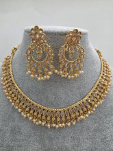 Gold Polki Kundan necklace/South Indian Jewelry/Temple Jewelry/gold necklace/Rajwadi Necklace/Indian Wedding necklace/Bridal necklace