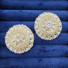 Bollywood Pearl Kundan Stud Earrings/Indian Studs/Indian Earrings/Indian Jewelry/Kundan Studs/Sabyasachi studs/Bridal Jewelry/Indian wedding