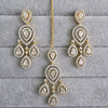 Small Gold American Diamond Earring Tikka Set/Indian Jewelry/Pakistani Jewelry/Bollywood Jewelry/CZ earrings/AD earrings/Statement earrings