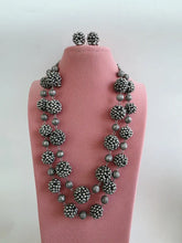 Handcrafted Oxidized Long Necklace/Oxidized Indian Jewelry/Boho Jewelry Necklace/Afghan Choker/Afghani jewelry/gypsy necklace