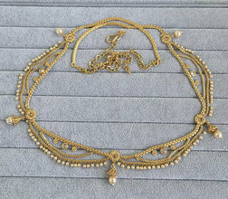 Bridal Antique Polki Belly Chain/Kundan Belly chain/Polki Belt/Indian waist belt/Kamarpatta/waist chain/jewelry belt/Kamarbandh/Kundan Belt