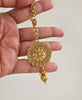 Gold Maang tikka/Kundan Tikka/Indian forhead Jewelry/Indian Wedding Jewelry/Pakistani Jewelry/Jhoomer/Matha patti/Tikka