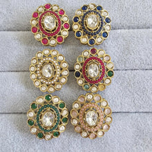 Kundan Dull Gold Polki Ring/Adjustable Ring/Indian Ring/ Pakistani Jewelry/ Indian Jewelry/Bollywood Jewelry/Indian Wedding jewelry