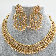 Gold Polki Kundan necklace/South Indian Jewelry/Temple Jewelry/gold necklace/Rajwadi Necklace/Indian Wedding necklace/Bridal necklace