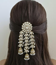 Ambada Kundan Hair Juda Choti Clip/Braid Clip/Indian Bridal Choti Pin /Kundan Hair accessories/Indian Wedding/Bridal Kundan Hair accessories