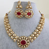 Ruby Victorian Doublet Moissanite polki Cz diamond choker Necklace,Indian Bridal Jewelry,Bollywood Sabyasachi Designer necklace, Pakistani