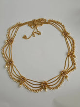 Antique Gold Pearl Belly Chain/Bridal Belly chain/Vaddanam/Kamarpatta/South Indian Jewelry/tagdi/Indian waist belt/jewelry belt/Kamarbandh