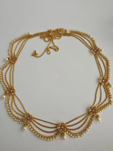 Antique Gold Pearl Belly Chain/Bridal Belly chain/Vaddanam/Kamarpatta/South Indian Jewelry/tagdi/Indian waist belt/jewelry belt/Kamarbandh