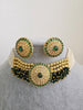 Green gold Polki Kundan choker Antique necklace wedding jewelry Indian Jewelry Pakistani Jewelry Wedding necklace Bridal necklace