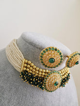 Green gold Polki Kundan choker Antique necklace wedding jewelry Indian Jewelry Pakistani Jewelry Wedding necklace Bridal necklace