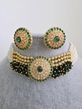 Green gold Polki Kundan choker Antique necklace wedding jewelry Indian Jewelry Pakistani Jewelry Wedding necklace Bridal necklace