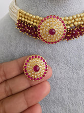 Ruby gold Polki Kundan choker Antique necklace wedding jewelry Indian Jewelry Pakistani Jewelry Wedding necklace Bridal necklace