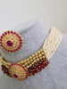 Ruby gold Polki Kundan choker Antique necklace wedding jewelry Indian Jewelry Pakistani Jewelry Wedding necklace Bridal necklace