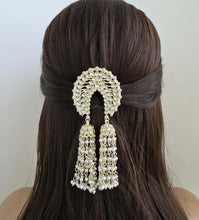 Ambada Kundan Hair Juda Choti Clip/Braid Clip/Indian Bridal Choti Pin /Kundan Hair accessories/Indian Wedding/Bridal Kundan Hair accessories