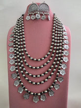 Oxidized Necklace/Oxidized Indian Jewelry/Boho Jewelry/Bib Choker Necklace/Afghan necklace/Afghani jewelry/gypsy necklace/