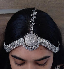 Oxidized Head Band/Sheesh Phool tikka/Indian Matha Patti/Sheesh patti/Matha phool /Pakistani, Boho Jewelry, Oxidized Matha patti