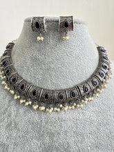 Black Handcrafted Oxidized Necklace/Oxidized Indian Jewelry/Boho Jewelry Necklace/Afghan Choker/Afghani jewelry/gypsy necklace