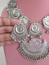 Oxidized Necklace/Oxidized Indian Jewelry/Boho Jewelry/Bib Choker Necklace/Afghan necklace/Afghani jewelry/gypsy necklace/