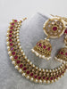 Ruby Antique Polki Kundan Necklace, Kundan Choker, Indian jewelry, Pakistani necklace, punjabi necklace, bridal, indian wedding