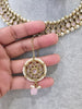 Pink Antique Polki Kundan Necklace, Kundan Choker, Indian jewelry, Pakistani necklace, punjabi necklace, bridal, indian wedding