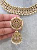 Pink Antique Polki Kundan Necklace, Kundan Choker, Indian jewelry, Pakistani necklace, punjabi necklace, bridal, indian wedding