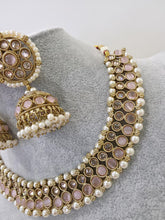 Pink Antique Polki Kundan Necklace, Kundan Choker, Indian jewelry, Pakistani necklace, punjabi necklace, bridal, indian wedding