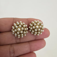 Small Traditional studs/Pearl Stud Earrings/Indian Studs/Indian Jewelry/Kundan Studs/Sabyasachi studs/Bridal Jewelry/Indian wedding