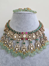 Green Bridal Victorian Moissanite Polki Kundan Necklace,Sabyasachi Necklace,Indian Bridal Jewelry,Bollywood Designer Necklace