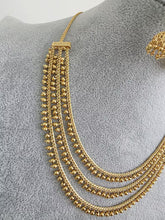 Gold Layered Pearl Necklace/Traditional Indian jewelry/Punjabi/Pakistani/Wedding necklace/Bridal necklace/Indian necklace