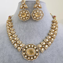 Yellow Victorian Doublet Moissanite polki Cz diamond choker Necklace,Indian Bridal Jewelry,Bollywood Sabyasachi Designer necklace, Pakistani