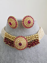 Ruby gold Polki Kundan choker Antique necklace wedding jewelry Indian Jewelry Pakistani Jewelry Wedding necklace Bridal necklace