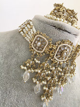 Antique Polki Pearl Kundan Choker set/Statement Necklace Set/Indian Jewelry/Pakistani Jewelry set/Wedding necklace/Bridal necklace/Indian