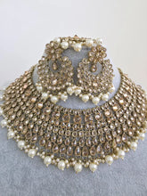 Antique Polki Pearl Kundan Choker set/Statement Necklace Set/Indian Jewelry/Pakistani Jewelry set/Wedding necklace/Bridal necklace/Indian