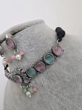 MintPink Handcrafted Oxidized Necklace/Oxidized Indian Jewelry/Boho Jewelry Necklace/Afghan Choker/Afghani jewelry/gypsy necklace