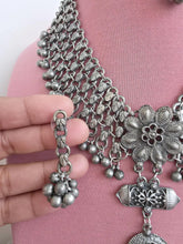 Oxidized Necklace/Oxidized Indian Jewelry/Boho Jewelry/Bib Choker Necklace/Afghan necklace/Afghani jewelry/gypsy necklace/