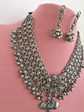 Oxidized Necklace/Oxidized Indian Jewelry/Boho Jewelry/Bib Choker Necklace/Afghan necklace/Afghani jewelry/gypsy necklace/