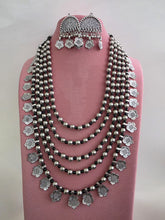Oxidized Necklace/Oxidized Indian Jewelry/Boho Jewelry/Bib Choker Necklace/Afghan necklace/Afghani jewelry/gypsy necklace/