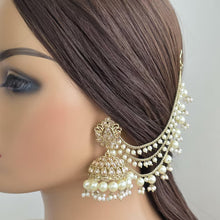 Restocked Bahubali Polki Pearl Jhumka/stone Jhumka/Indian Jewelry/Pakistani/Punjabi/Indian/Statement earring/Bridal earring/Indian wedding