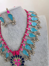 Afghani Necklace /oxidized Necklace/Oxidized Indian Jewelry/Boho Jewelry/Bib Necklace/Afghan necklace/Afghani jewelry/gypsy necklace