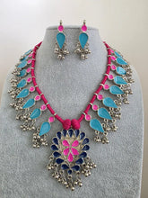 Afghani Necklace /oxidized Necklace/Oxidized Indian Jewelry/Boho Jewelry/Bib Necklace/Afghan necklace/Afghani jewelry/gypsy necklace