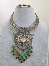 Afghani Necklace /oxidized Necklace/Oxidized Indian Jewelry/Boho Jewelry/Bib Necklace/Afghan necklace/Afghani jewelry/gypsy necklace