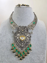 Afghani Necklace /oxidized Necklace/Oxidized Indian Jewelry/Boho Jewelry/Bib Necklace/Afghan necklace/Afghani jewelry/gypsy necklace