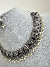 Black Handcrafted Oxidized Necklace/Oxidized Indian Jewelry/Boho Jewelry Necklace/Afghan Choker/Afghani jewelry/gypsy necklace