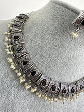 Black Handcrafted Oxidized Necklace/Oxidized Indian Jewelry/Boho Jewelry Necklace/Afghan Choker/Afghani jewelry/gypsy necklace
