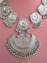 Oxidized Necklace/Oxidized Indian Jewelry/Boho Jewelry/Bib Choker Necklace/Afghan necklace/Afghani jewelry/gypsy necklace/