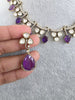 Purple Doublet Moissanite Kundan Necklace/Kundan Choker/Bollywood Jewelry/Indian wedding/Bridal jewelry/Indian Wedding/Pakistani/Punjabi