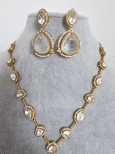 White Doublet Moissanite Kundan Necklace/Kundan Choker/Bollywood Jewelry/Indian wedding/Bridal jewelry/Indian Wedding/Pakistani/Punjabi