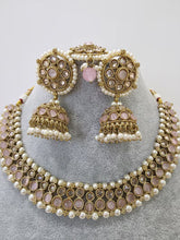Pink Antique Polki Kundan Necklace, Kundan Choker, Indian jewelry, Pakistani necklace, punjabi necklace, bridal, indian wedding