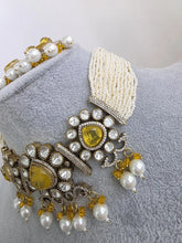 YellowDoublet Moissanite Pearl Kundan Necklace/Kundan Choker/Bollywood Jewelry/Indian wedding/Bridal jewelryIndian Wedding/Pakistani/Punjabi